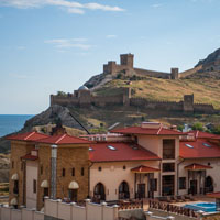 Отель в Судаке возле Генуэзской крепости