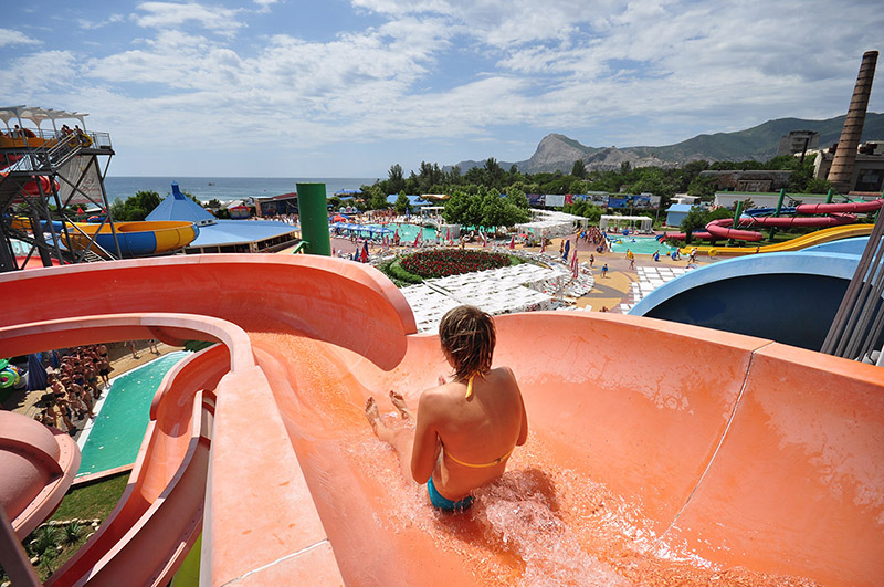 судак отдых с детьми - аквапарк фото